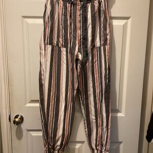 American Eagle Outfitters Multicolor Striped Joggers